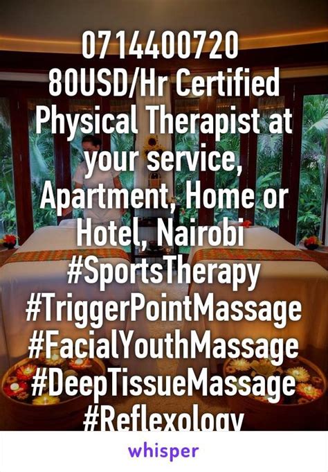 Nairobi Mobile Massage Therapy Black Master Masseur Massage Therapy