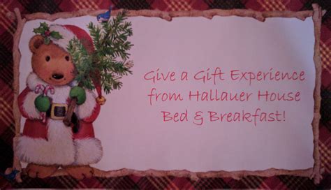 This guide will help you develop your fluency. Give an Experience Gift Card - Hallauer House Bed & Breakfast