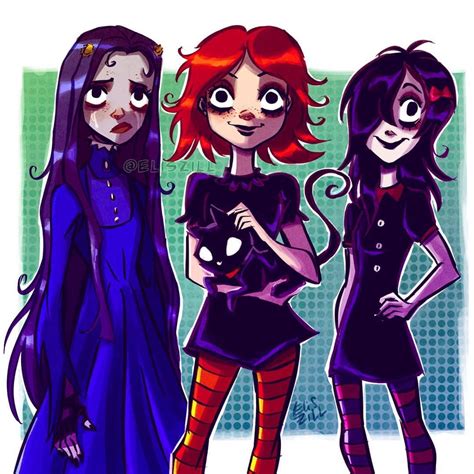 How To Draw Ruby Gloom Characters Marvelartdrawingscaptainamerica