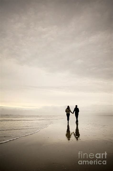 Romantic Walk On The Beach Photograph By Lee Avison Fine Art America