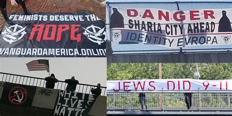across america white supremacists are using banners to promote their ideology indy100 indy100