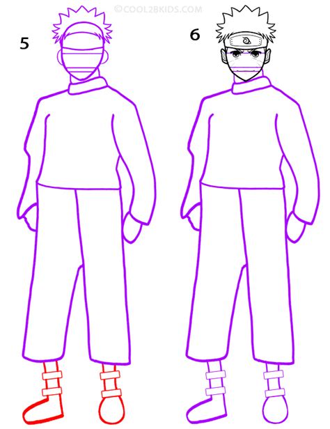 How To Draw Naruto Step By Step Pictures Cool2bkids