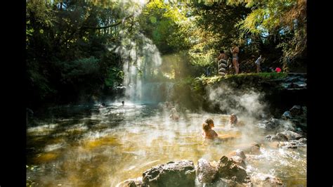 Kerosene Creek And Mud Pool In Rotorua New Zealand Travel Vlog