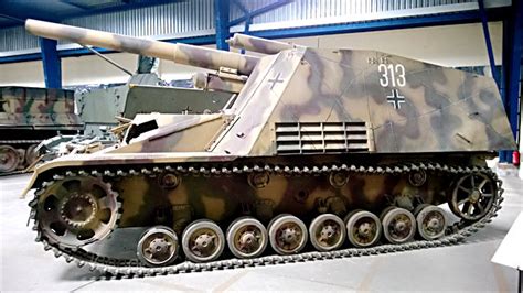 Surviving German Hummel Self Propelled Artillery Gun Restored Ww2