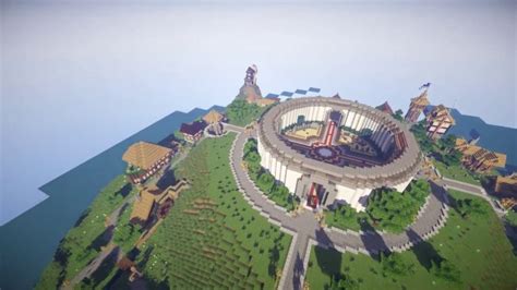 Spawn Island Medieval Server Map Minecraft Project