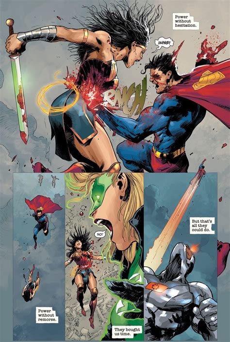 Wonder Woman Green Lantern And Cyborg Vs Zombie Superman Dceased