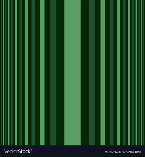 Vertical Dark And Light Green Stripes Print Vector Image