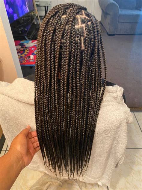 Knotless Braids Length Chart