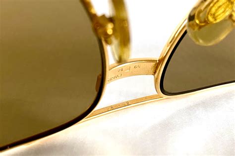 Vintage 1986 Cartier Vendôme Santos 22k Gold Sunglasses Including Cartier Jewel Case New Old