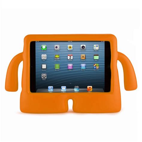 Ipad Air And Air 2 Children Ipad Case With Eva Foam Stand Handle Orange