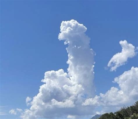 penis shaped clouds