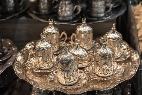 Traditional Turkish Coffee Sets Stock Photos Free Royalty Free