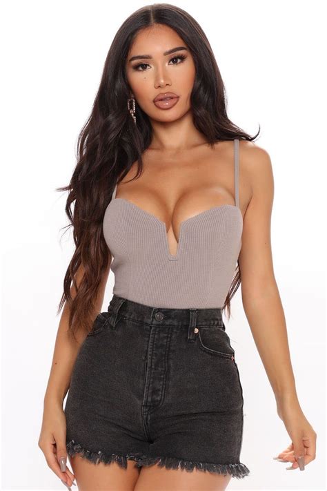 All things naughty with hijab girls. You Look Entertained Bodysuit - Taupe in 2020 | Bodysuit ...