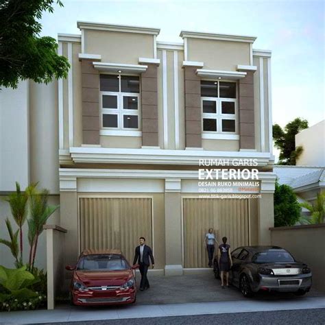 25+ Terbaru Desain Ruko Minimalis 1 Lantai