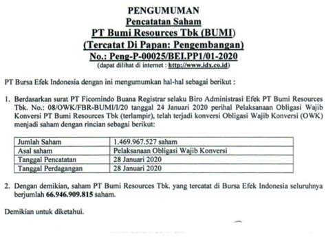 Saham pt bumi resources tbk (bumi) kembali naik daun. Saham BUMI Tiarap di Harga Rp 50, Utang Menumpuk | Tagar