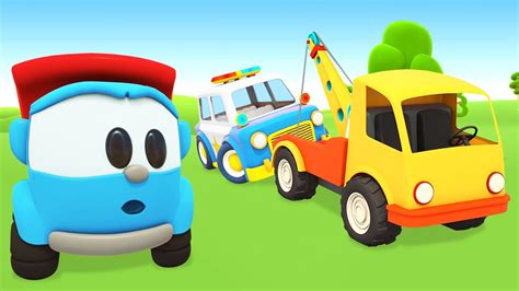 Helper Cars And Leo The Truck Police Cars For Kids Cartoons For Kids In