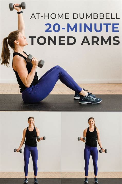25 Minute Toned Arms Workout Video Nourish Move Love Upper Body Workout Dumbbell Arm