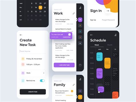 Discover the essential functions in my latest post. To-do list - Mobile application by Kate Pavlenko on Dribbble