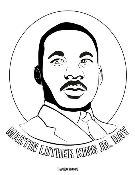 Share These Fun Martin Luther King Jr Coloring Pages With Your