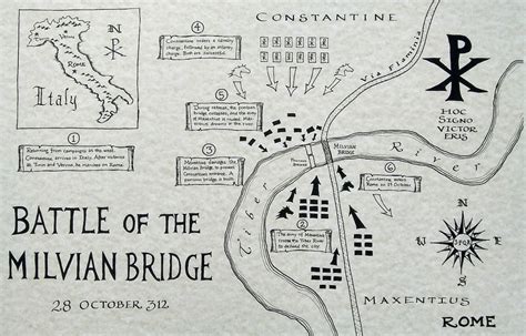 Battle Of The Milvian Bridge Civil Wars Of The Tetrarchy 28 October