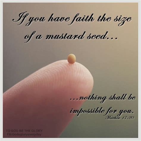 Where In The Bible Does It Talk About Faith Of A Mustard Seed Quotes