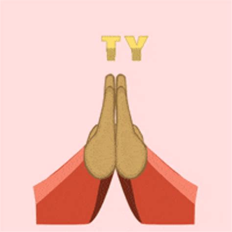 Praying Hands Thank You Grateful Emoji Gifdb