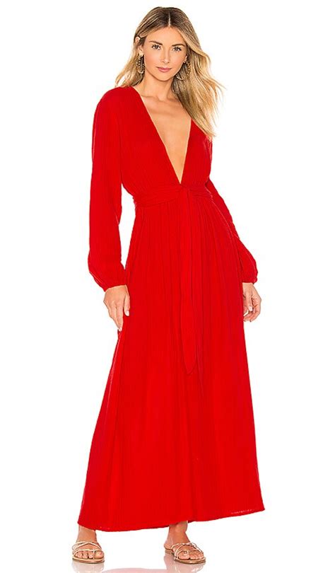 Mara Hoffman Luna Dress In Red Revolve
