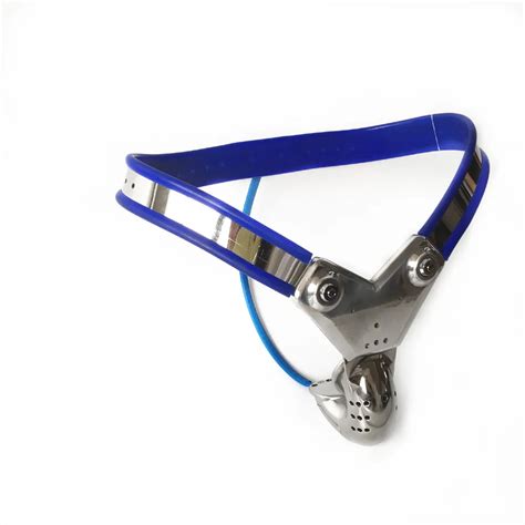 316 Stainless Steel Male Blue Chastity Belt Cock Cage Bondage Devicepenis Cagemen Chastity