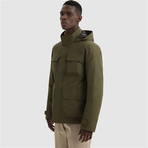 Woolrich Gore Tex Urban Field Jacket With Hidden Hood Shopstyle