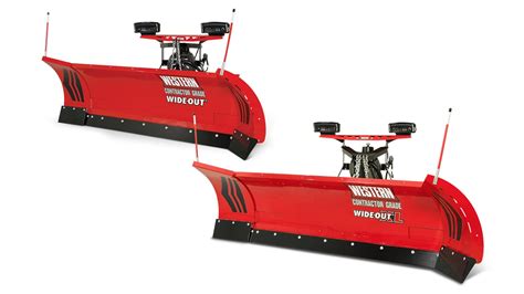 Wide Out And Xl Adjustable Winged Snow Plows Western
