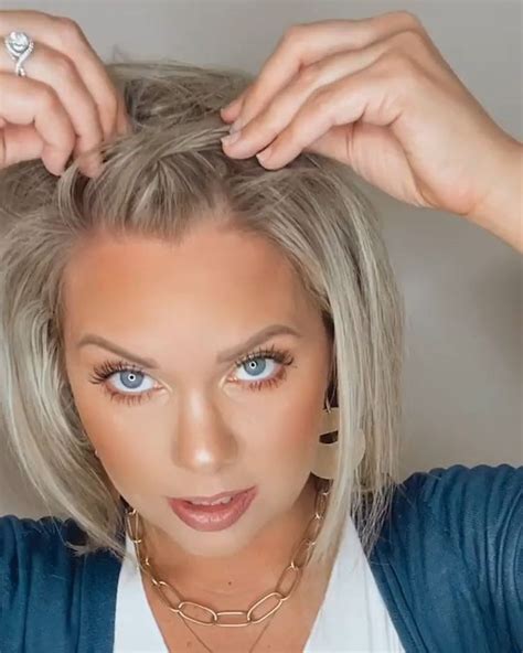 Beauty Hacks On Instagram “watch This Quick And Easy Hairstyle For Short Hair 💁🏼‍♀️💖 Credit