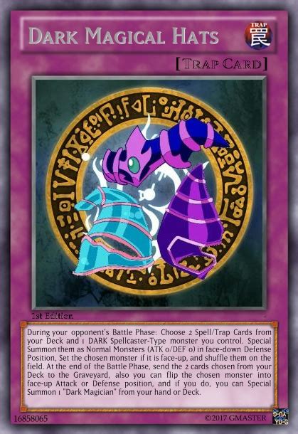 Dark Magician Support Dark Magical Hats Advanced Card Design