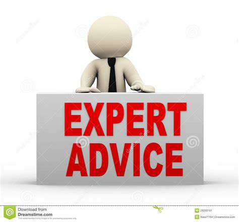 3d Man - Expert Advice Stock Image - Image: 29200161