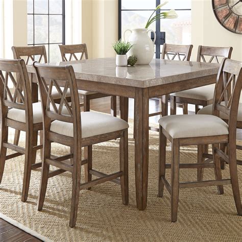 Lewisville 9 Piece Counter Height Dining Set And Reviews Joss And Main