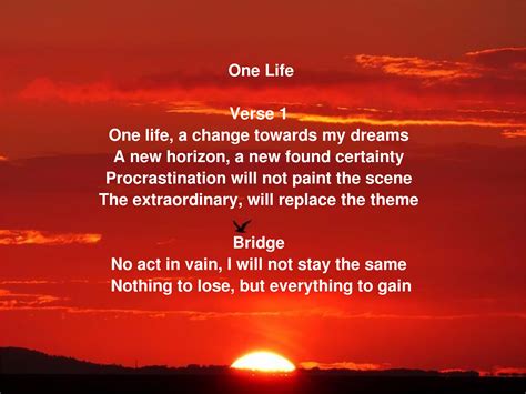 One Life Poem By Geraldine Taylor