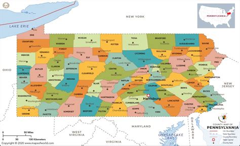 Maps Map Pennsylvania
