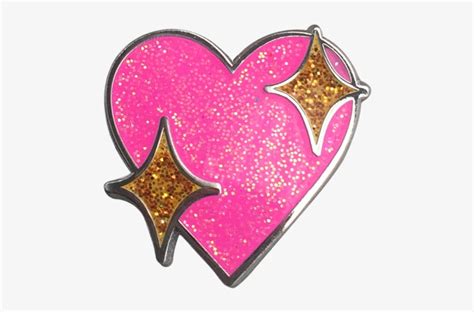 Glitter Pink Png Heart Emoji Png Free Transparent Png Download Pngkey