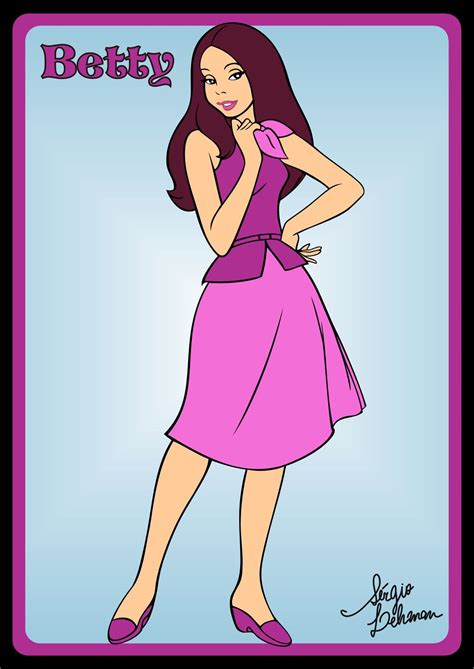 Betty From The Thing Hanna Barbera Classic Cartoon Characters Cartoon Network Art
