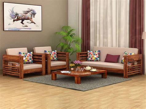 Buy Solid Sheesham Sofa Set Made With Solid Sheesham Wood Furniture