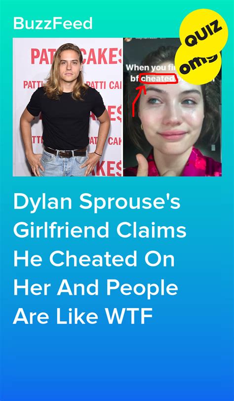 dylan sprouse s girlfriend claims he cheated on her and people are like wtf