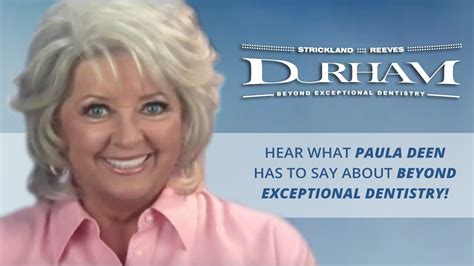 Savannah Dentist Testimonial By Paula Deen Youtube