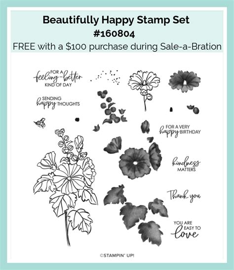 Stampin Up Beautifully Happy Stamp Set Stamping With Tracy