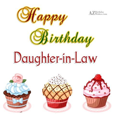 Birthday Wishes For Daughter In Law