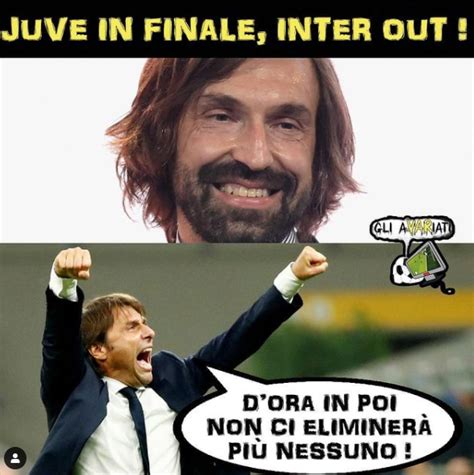 C'era grande attesa per le decisioni del giudice sportivo sulla lite tra conte e agnelli. Coppa Italia, i migliori meme su Juve-Inter e Conte ...