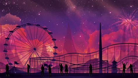 Man Made Amusement Park Hd Wallpaper By Erisiar