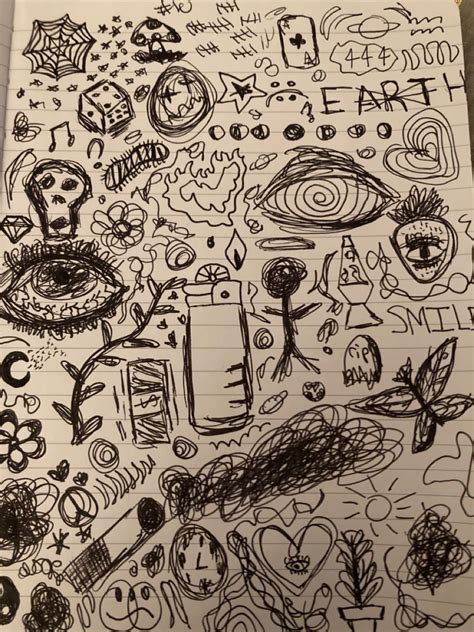 Bro Doing Random Doodles Is So Fun Doodle Art Designs Psychedelic Drawings Book Art