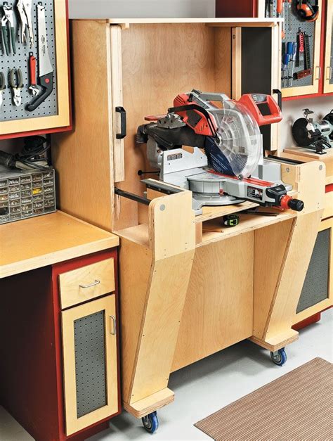 Folding Miter Saw Station Woodsmith Plans Give Your Miter Saw The