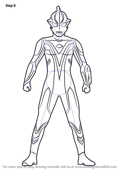 Hang on your fridge when finished. Learn How to Draw Ultraman Mebius (Ultraman) Step by Step ...