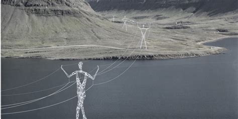Nnn Human Shaped Power Lines