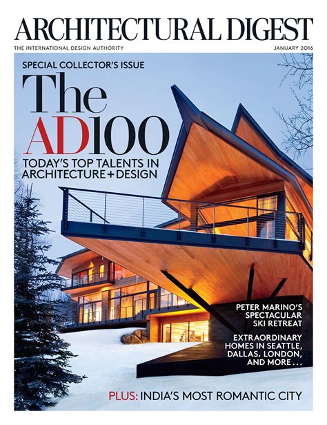 January 2016 Architectural Digest
